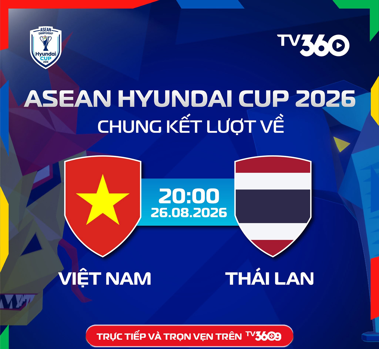Link xem trực tiếp Việt Nam và Thái Lan, chung kết lượt về ASEAN Cup 2026

